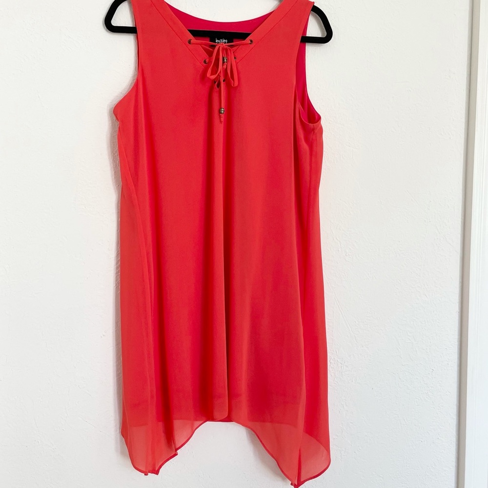 Orange - Red Dress